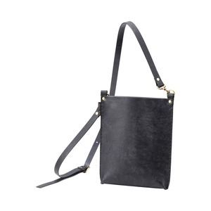 豊岡鞄 haaki Leather SDバッグ HLB101 ネロ / KOMOREBI 木和田正昭商店 牛皮革 革 ショルダーバッグ レディース 高級 おしゃれ バッグ かばん カバン 鞄 シンプル デザイン ハンドメイド ブラック 黒色
