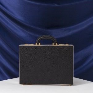 豊岡鞄　漆革A4スリムアタッシュ