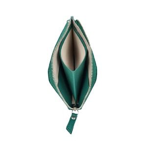 豊岡鞄limＬ字ミニウォレット  NU64-102-35　グリーン