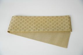 半幅帯　星空（黄）*リバーシブル幅約15.2cm×長さ約420cm　FY00097