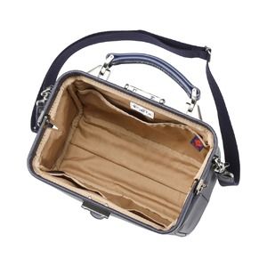 豊岡鞄 YK31 YOUTA LIZARD TINYダレス ネイビー