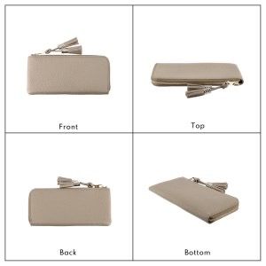 豊岡財布 loop ロングウォレットＳ　NU04-117　グレージュ