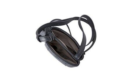 豊岡鞄 Shokolatt ショルダーポーチ 2層式 小 ネイビー