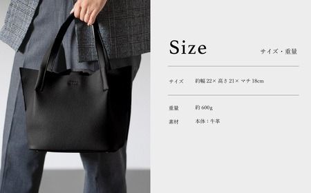 豊岡鞄　ショッピングトートM　本革【レッド】