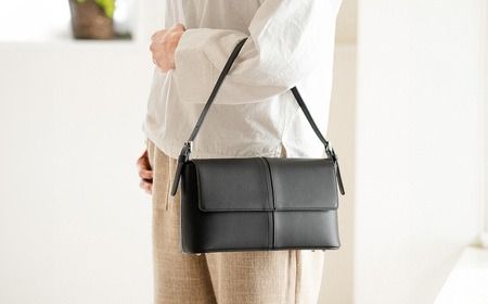 豊岡鞄 TOTTE カブセフォーマルバッグ MBF010 （ブラック）