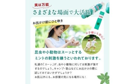 ハッカ油スプレー11.5ml 1本と詰替リフィル1本 ( ミント スプレー 消臭スプレー 携帯用 詰替え 薄荷 消臭 リフィル 爽快 アロマオイル 天然由来 マスク ハンカチ 爽快感 キャンプ ゴルフ 釣り アウトドア )【007-0029】