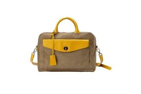 豊岡鞄 7802 キャリアケースＳ（ベージュ×イエロー）