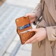 豊岡財布 Haaki Leather ミニ財布 HLW302 コニャック（HLW302）