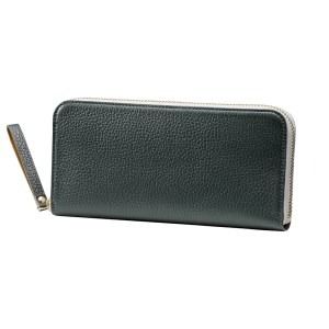 財布 豊岡財布 TUTUMU伊レザーRFW　グリーン