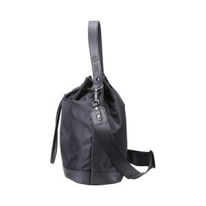 豊岡鞄 TUTUMU sacca Rich S4700RI ブラック/ 巾着型 2WAY BAG ショルダーバッグ 手提げバッグ ショルダベルト付き レディース 高級 おしゃれ バッグ かばん カバン 鞄 ブラック 黒色