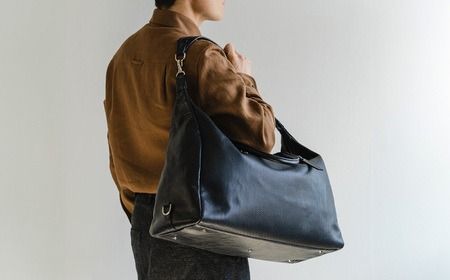 豊岡鞄 ARTPHERE アートフィアー Stitch ボストンバッグ BK22-103 ネイビー / 肩掛け ボストン 手持ち トート バッグ 2way 旅行 ゴルフ 出張 大容量 メンズ レディース ビジネス バッグ カバン