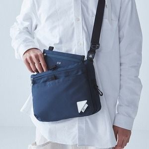 豊岡鞄 CIE WEATHER SHOULDER（071951）ネイビー / 木和田正昭商店 撥水 ショルダーバッグ メンズ クラッチバック バックインバック