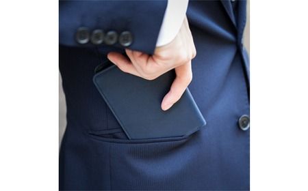 豊岡財布 craftsmanship AI(藍)Jacket Wallet Short CW012 勝色 / 財布 二つ折り財布 メンズ レディース コンパクト 牛皮革 本革 高級 おしゃれ ビジネス