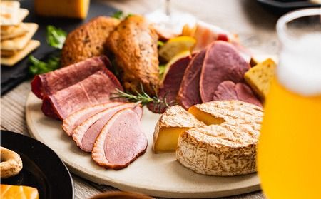 煙神 燻製セット（梅）/ 燻製 5種（チキン・ベーコン・合鴨・たくあん・チーズ）