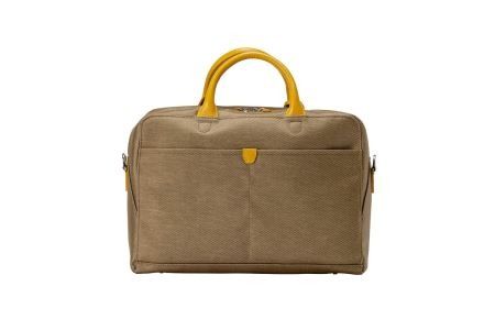 豊岡鞄 7802 キャリアケースＳ（ベージュ×イエロー）