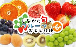 【定期便/年6回】むなかた旬のフルーツ6回定期便【ほたるの里】_HB0090