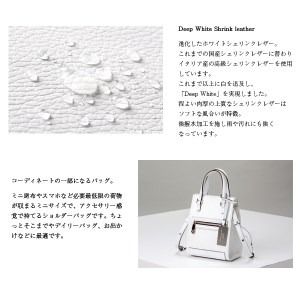 豊岡鞄 ボックスミニショルダー CJTF-038 ホワイト