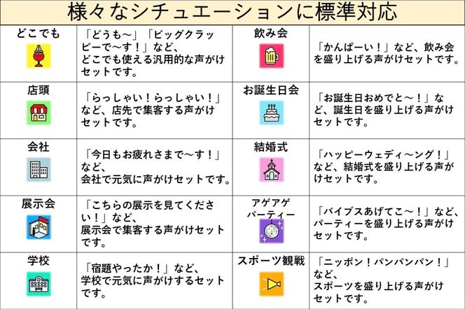 【S65-001】拍手ロボット「ビッグクラッピー」