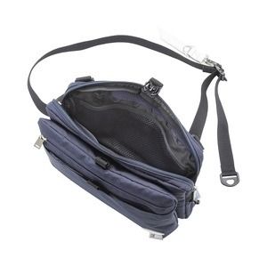 豊岡鞄 CIE WEATHER SHOULDER（071951）ネイビー / 木和田正昭商店 撥水 ショルダーバッグ メンズ クラッチバック バックインバック