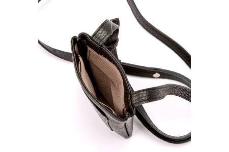 豊岡財布　トラベルモバイルポーチS（ブラック）