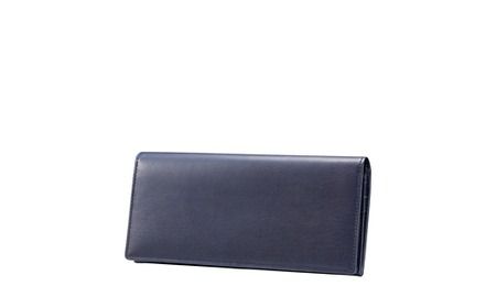豊岡財布 craftsmanship AI（藍）Jacket Wallet Long CW010 勝色 / 財布 長財布 ロングウォレット メンズ レディース 牛皮革 本革 高級 おしゃれ ビジネス 本藍染め ネイビー