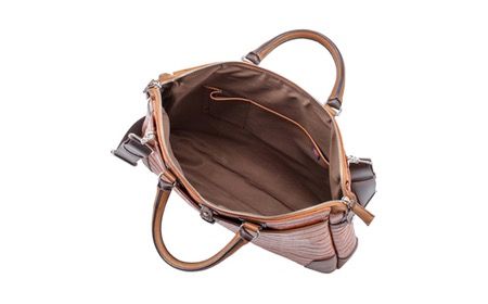 豊岡鞄 craftsmanship クロコ型ブリーフ サンセット 197712 / 木和田正昭商店 クロコダイル調 本革 ブリーフケース ビジネスバッグ メンズ ビジネスカジュアル カバン バッグ A4ファイル収納 手持ち ショルダーベルト付属 2way