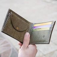 豊岡財布 Haaki Leather 二つ折財布 HLW301 グリージオ（HLW301）