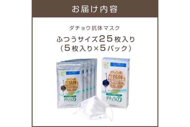 【B8-015】ダチョウ抗体マスクCR-55 25枚入り Rサイズ