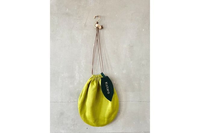 まんまるくだもの　なし巾着　EW00002