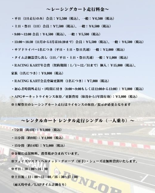 O33APGオートパラダイス御殿場　施設利用券　30,000円分