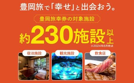 豊岡市旅行クーポン 24,000円分 3年間有効 城崎温泉 出石 竹野 神鍋 など 宿泊施設 飲食店 観光施設 230施設以上で使える旅行券 「豊岡旅幸券」 旅行 宿泊 旅 トラベルの チケット