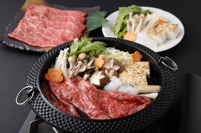 【A5ランク】博多和牛もも赤身しゃぶしゃぶ・すき焼き用600g【伊豆丸商店】_HA0175