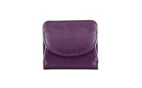豊岡工房　牛革コンパクト財布（3903）パープル