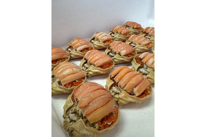 セイコガニ甲羅盛Mサイズ　3個セット　SK00180