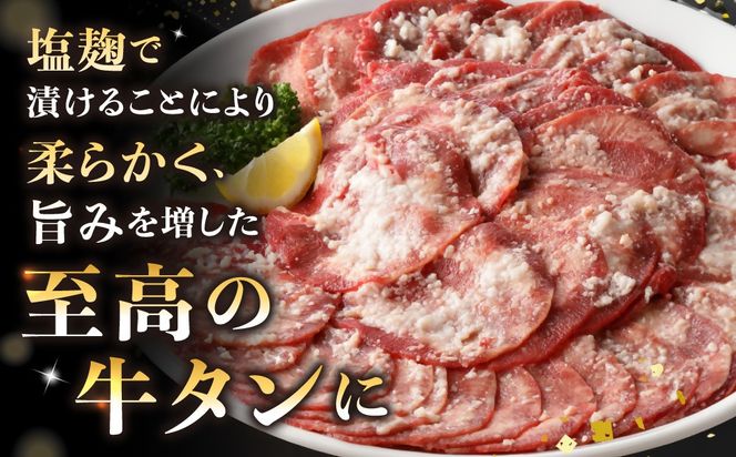 牛タン塩麴漬け 400g×2パック 【魚住商店】_HA1550