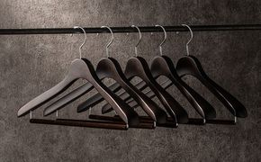 【ナカタハンガー】SET-15/メンズスーツハンガー5本