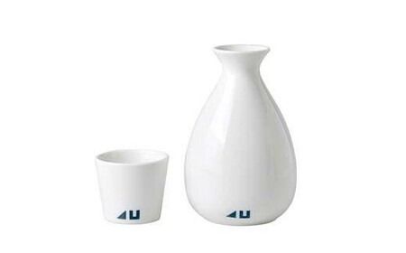 4U　徳利＋お猪口　とっくり おちょこ 出石焼 セット 陶石