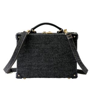 豊岡鞄　漁網デニム　カブセトランクS　KT05GMD　ネイビー