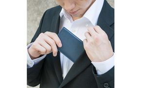 豊岡財布 craftsmanship AI（藍）Card Case CW013 勝色 / 名刺入れ メンズ レディース カードケース カード入れ 牛皮革 本革 高級 おしゃれ ビジネス 本藍染め ネイビー