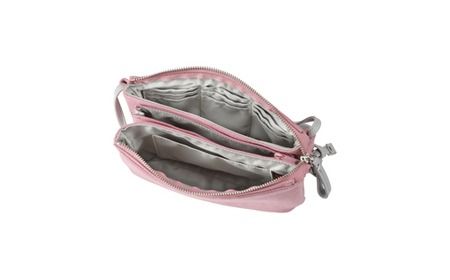 豊岡鞄　TUTUMU スエード Osanpo Wallet（S3101）オールドローズ