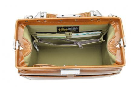 サドル　牛革オイルヌメ兼用ミニダレス（22324-04）チョコ