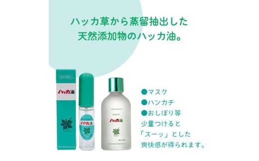 ハッカ油 ボトル 100mlとハッカ油 スプレー セット ( はっか
