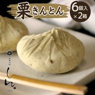 ＜御菓子所しん＞中津川栗きんとん6個入×2箱 F4N-2381