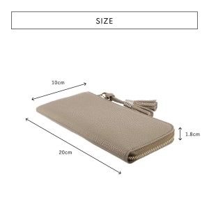 豊岡財布 loop ロングウォレットＳ　NU04-117　グレージュ