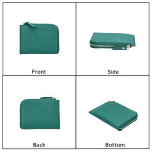 豊岡鞄limＬ字ミニウォレット  NU64-102-35　グリーン