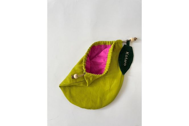 まんまるくだもの　なし巾着　EW00002