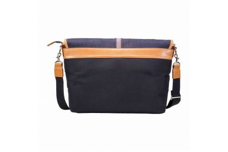 豊岡鞄 craftsmanship Selvedge Denim itinerator ネイビー 781115 / 木和田正昭商店 ショルダーバッグ 井原デニム メッセンジャーバッグ メンズ レディース バッグ カバン 鞄 斜めがけ A4ファイル収納