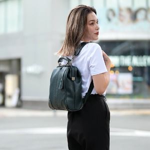 豊岡鞄 YOUTA ELK 3WAYダレス MINI（YK60）ダークグリーン