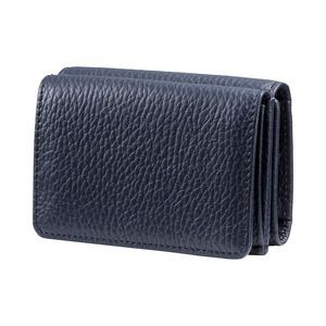 豊岡財布 Colors三つ折りウォレット AW500 ブルーノッテ / 小銭入れ カードケース ミニマル 財布 サイフ 革小物 本革 メンズ レディース