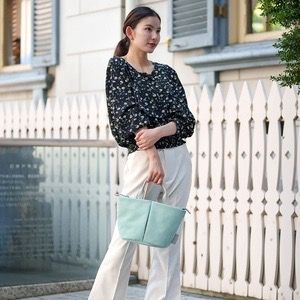 豊岡鞄　TUTUMU スエード Marche petit（S3601）ミント